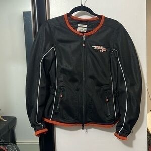 Harley-Davidson Summer mesh riding jacket Women’s Small black and orange
